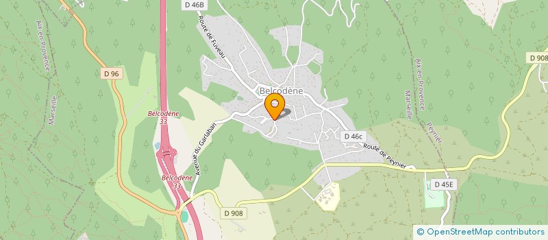 localisation de l'entreprise MADAME MAGALI SAUTET  BELCODENE