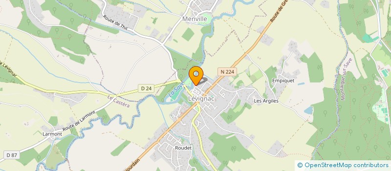 localisation de l'entreprise MADAME MAGALI SAVY  LEVIGNAC