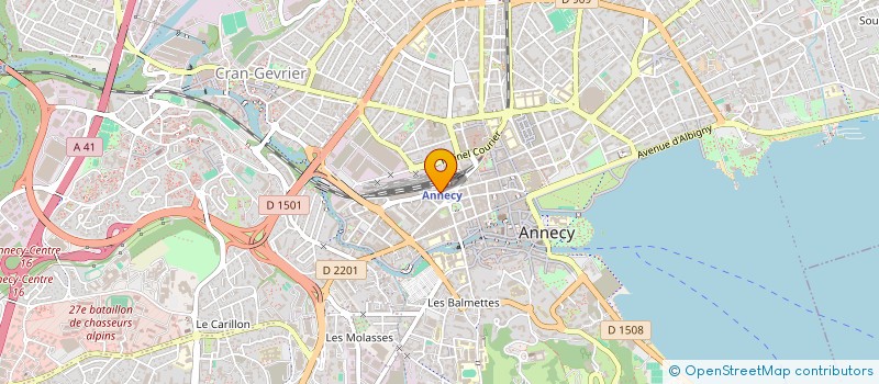 localisation de l'entreprise MADAME MAGALI SCANNELLA à ANNECY