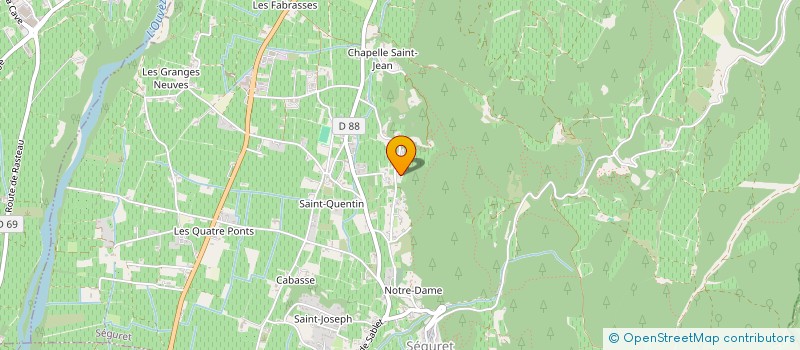 localisation de l'entreprise MADAME MAGALI SCHAFFIER  SEGURET