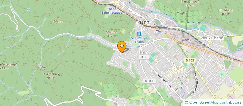 localisation de l'entreprise MADAME MAGALI SCHAFFNER  THANN