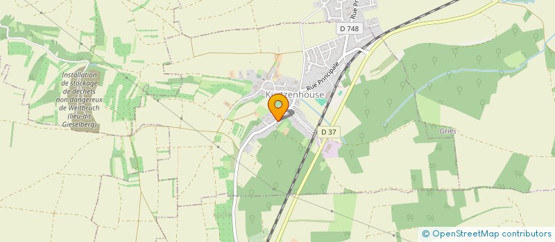 localisation de l'entreprise MADAME MAGALI SCHMITT  KURTZENHOUSE