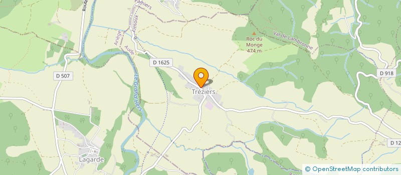 localisation de l'entreprise MADAME MAGALI SCIANGULA  TREZIERS