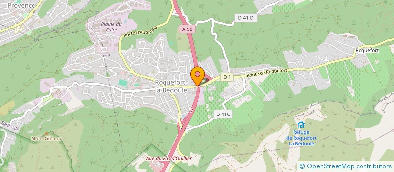 localisation de l'entreprise MADAME MAGALI SENGHOR  ROQUEFORT-LA-BEDOULE