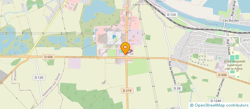 localisation de l'entreprise MADAME MAGALI SERRELL  VARENNES-SUR-SEINE