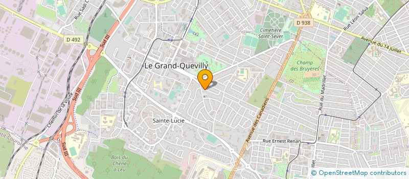 localisation de l'entreprise MADAME MAGALI SILVESTRE  LE GRAND-QUEVILLY