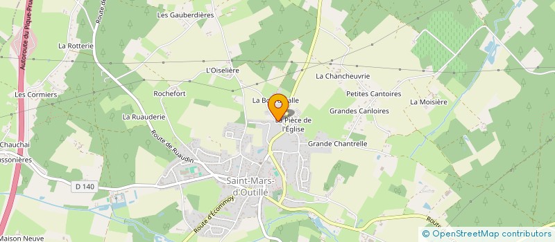 localisation de l'entreprise MADAME MAGALI SIMON  SAINT-MARS-D'OUTILLE