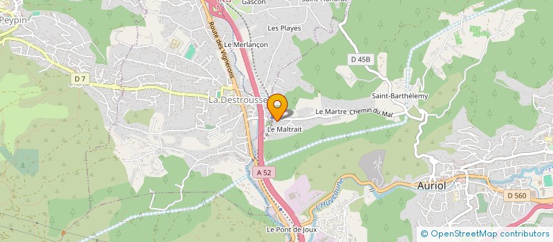 localisation de l'entreprise MADAME MAGALI SINISCALCHI  AURIOL