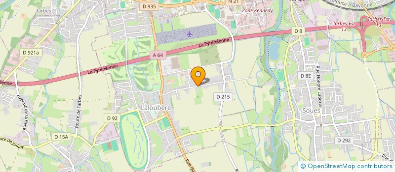 localisation de l'entreprise MADAME MAGALI SIVET  LALOUBERE