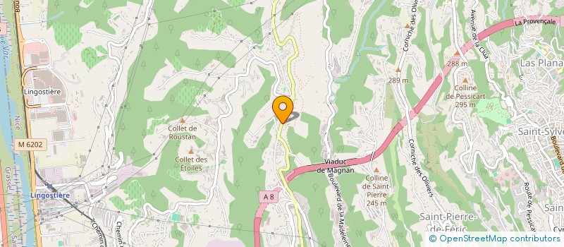 localisation de l'entreprise MADAME MAGALI SPINELLI  NICE