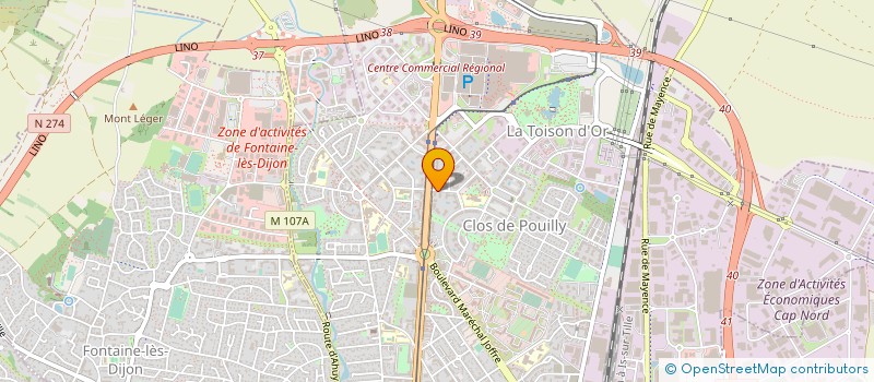 localisation de l'entreprise MADAME MAGALI STEC  MAXILLY-SUR-SAONE