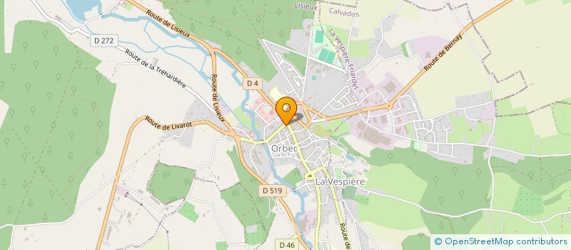 localisation de l'entreprise MADAME MAGALI STEPHAN  ORBEC