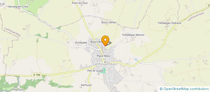 localisation de l'entreprise MADAME MAGALI TALADUN  LANHOUARNEAU