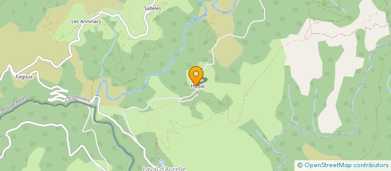 localisation de l'entreprise MADAME MAGALI TALAGRAND  ST-LAURENT-BAINS-LAVAL-AURELLE