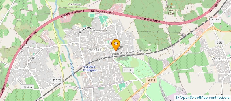 localisation de l'entreprise MADAME MAGALI TAMBON  VERGEZE