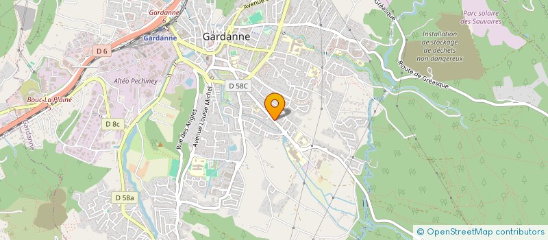 localisation de l'entreprise MADAME MAGALI TAMIZE à GARDANNE