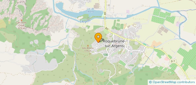 localisation de l'entreprise MADAME MAGALI TAPOUL à ROQUEBRUNE-SUR-ARGENS