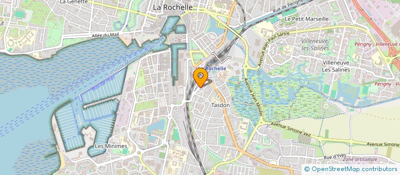 localisation de l'entreprise MADAME MAGALI TARENTO  LA ROCHELLE