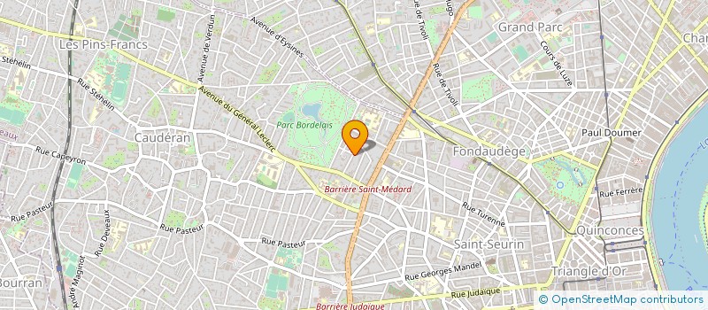 localisation de l'entreprise MADAME MAGALI TERRASSIER à BORDEAUX