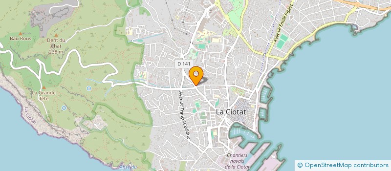 localisation de l'entreprise MADAME MAGALI THEISSEIRE à LA CIOTAT