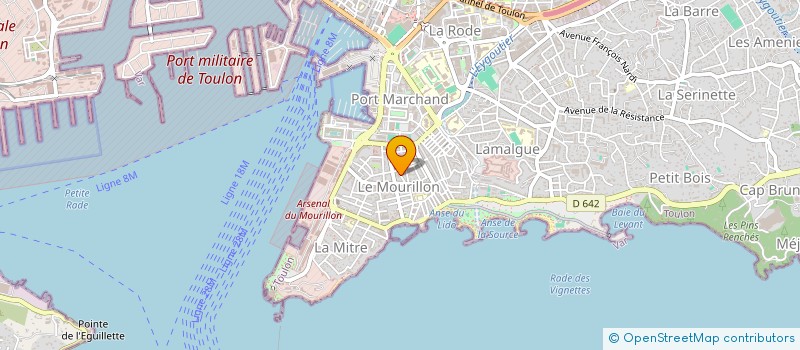 localisation de l'entreprise MADAME MAGALI THOMAS  TOULON