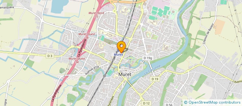 localisation de l'entreprise MADAME MAGALI TIDIERE  MURET