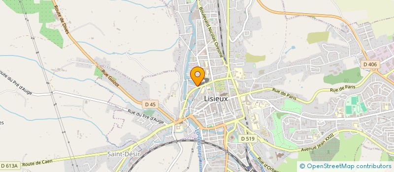 localisation de l'entreprise MADAME MAGALI VACHERAT  LISIEUX