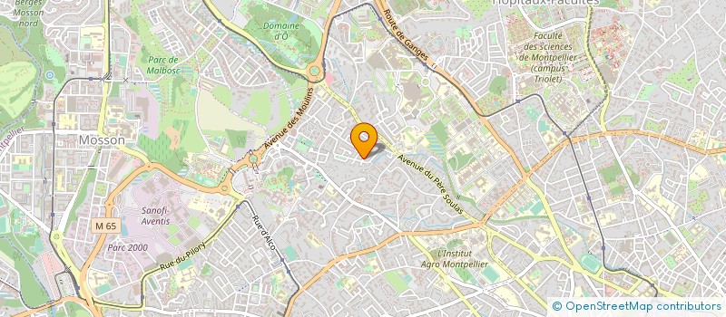 localisation de l'entreprise MADAME MAGALI VADEL à MONTPELLIER