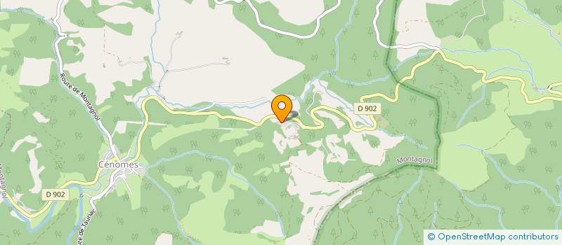 localisation de l'entreprise MADAME MAGALI VALETTE  MONTAGNOL