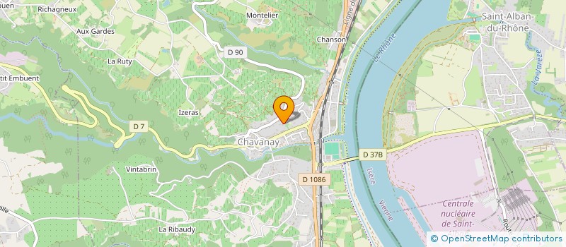 localisation de l'entreprise MADAME MAGALI VALLUIS  CHAVANAY