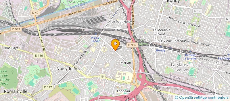 localisation de l'entreprise MADAME MAGALI VALMAGNA à NOISY-LE-SEC