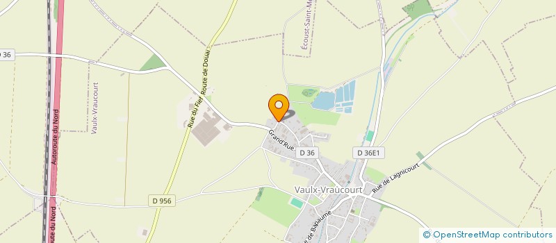 localisation de l'entreprise MADAME MAGALI VANDRISSE à VAULX-VRAUCOURT