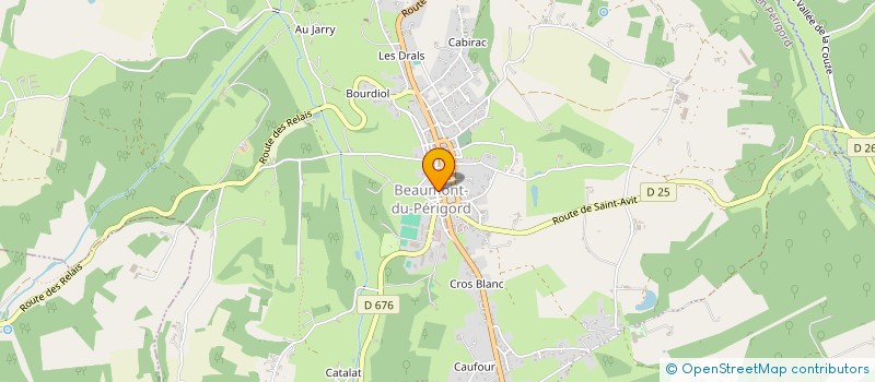 localisation de l'entreprise MADAME MAGALI VARGAS  BEAUMONTOIS EN PERIGORD