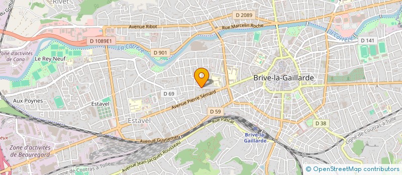 localisation de l'entreprise MADAME MAGALI VEDRENNE à BRIVE-LA-GAILLARDE