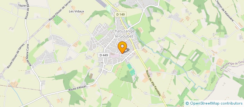 localisation de l'entreprise MADAME MAGALI VENOUIL  CHATUZANGE-LE-GOUBET