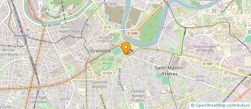 localisation de l'entreprise MADAME MAGALI VIDAL  GRENOBLE