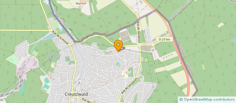 localisation de l'entreprise MADAME MAGALI VIEIRA  CREUTZWALD