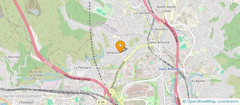 localisation de l'entreprise MADAME MAGALI VIENS  MARSEILLE