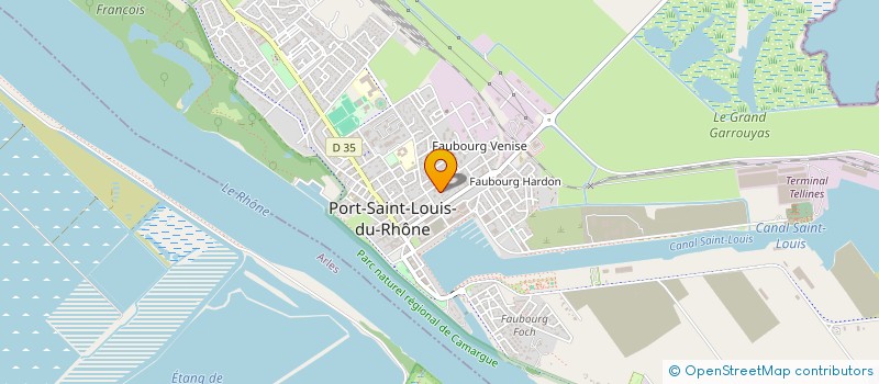 localisation de l'entreprise MADAME MAGALI VIGNOUD à PORT-SAINT-LOUIS-DU-RHONE