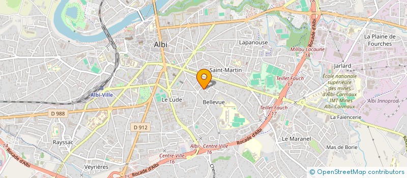 localisation de l'entreprise MADAME MAGALI VIGOT  ALBI