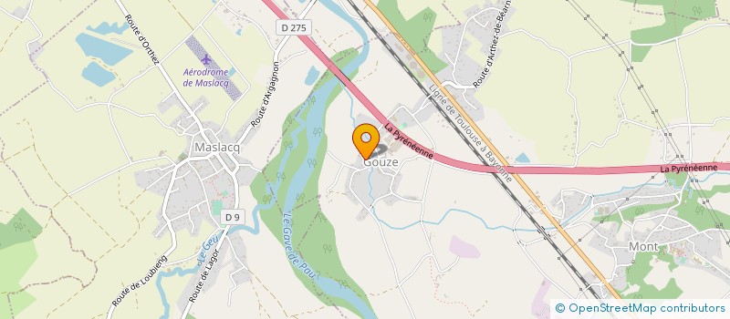 localisation de l'entreprise MADAME MAGALI VILLAIN  MONT