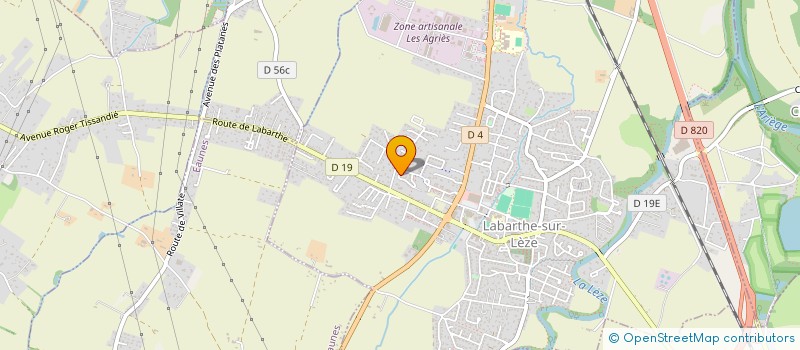 localisation de l'entreprise MADAME MAGALI VINAUGER à LABARTHE-SUR-LEZE