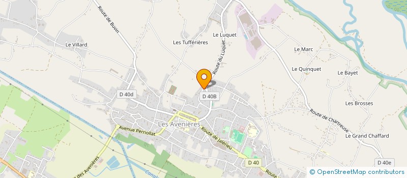 localisation de l'entreprise MADAME MAGALI VIRMOUX  LES AVENIERES VEYRINS-THUELLIN