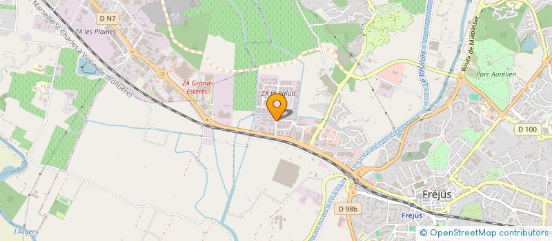 localisation de l'entreprise MADAME MAGALI WALME  PUGET-SUR-ARGENS