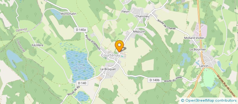 localisation de l'entreprise MADAME MAGALI WALTER  ARANDON-PASSINS