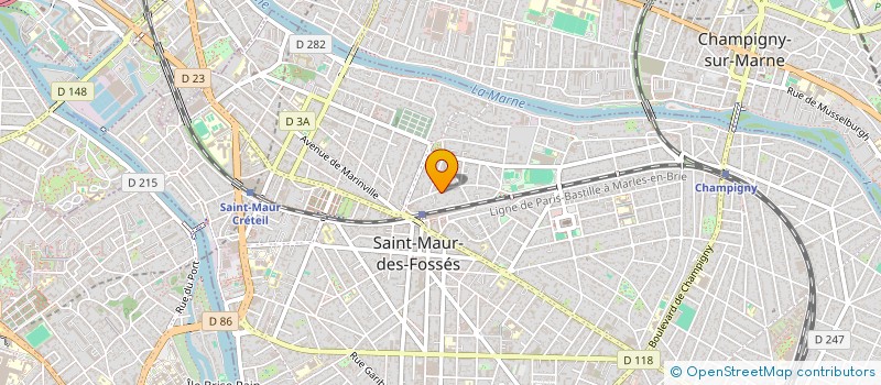 localisation de l'entreprise MADAME MAGALI WASTIAUX à SAINT-MAUR-DES-FOSSES
