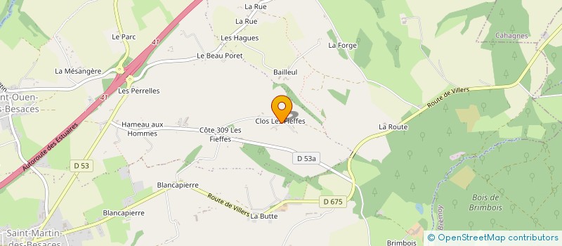 localisation de l'entreprise MADAME MAGALI WOJCIECHOWSKI  SOULEUVRE EN BOCAGE