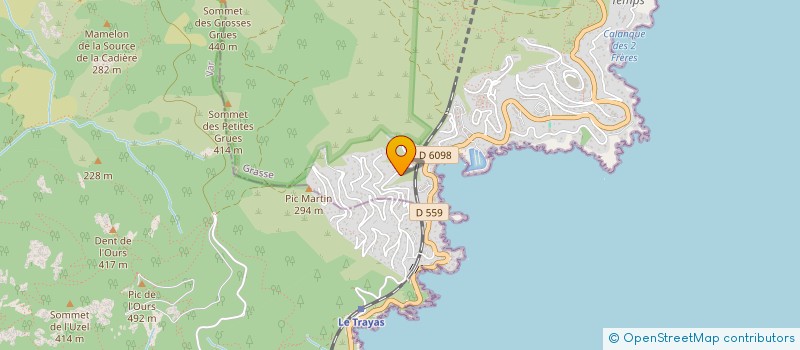 localisation de l'entreprise MADAME MAGALI WOJTAS  THEOULE-SUR-MER