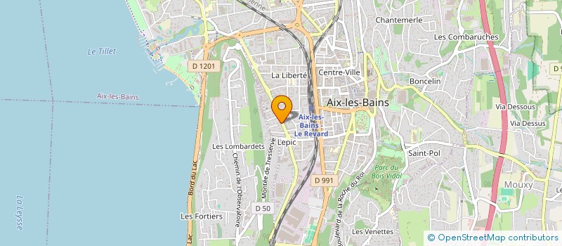 localisation de l'entreprise MADAME MAGALI YELO à AIX-LES-BAINS