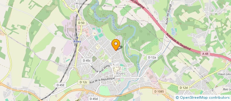 localisation de l'entreprise MADAME MAGALI YRURETAGOYENA  RIVES